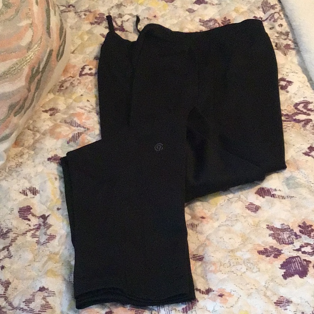 Champion athletic pant draw string black Med great feel to material soft…